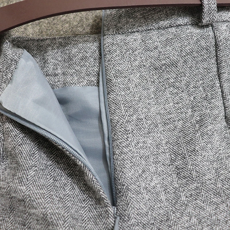 

New Women Woolen Shorts Autumn Winter Slim Wide Leg A-line Shorts Casual Comfortable Elegant Wild Shorts With Belt