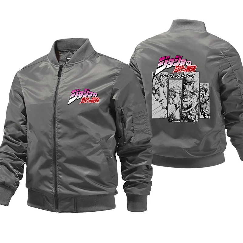 Мужская приталенная куртка-бомбер с Бейсбольным воротником | одежда