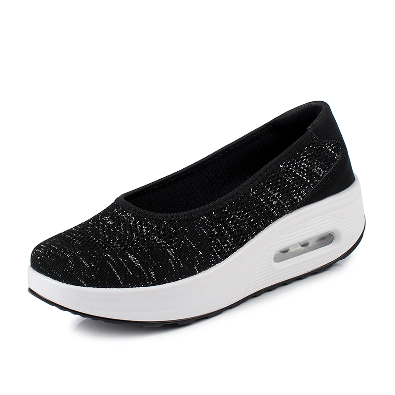 2019 Весна Женская обувь на плоской подошве Повседневная с сетчатым верхом из