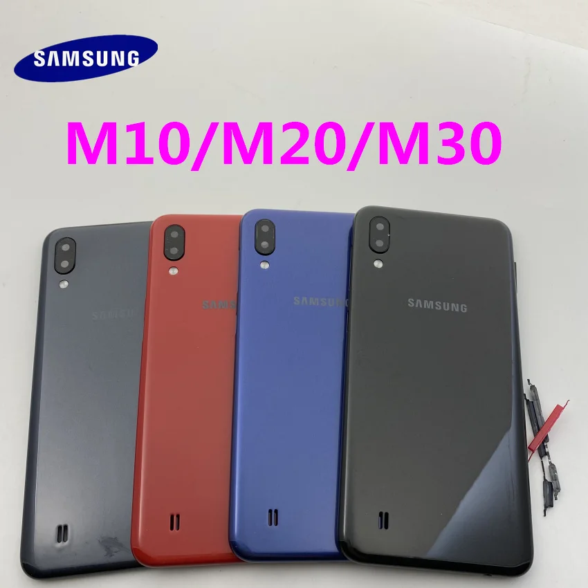 

Original Back Battery Cover Door Housing Samsung Galaxy M10 M105 M20 M205 M30 M305 A11 Back Rear Case Replacement+Camera Lens