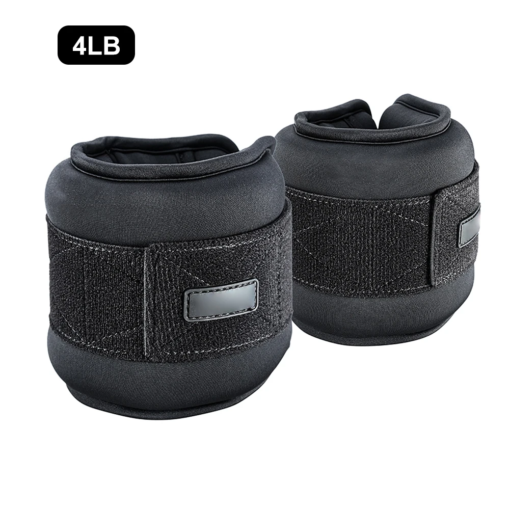 

1pair Gym Elastic Fitness Exercise Running Strength Training Legging Sports Equipment Aerobics Ankle Weights Adjustable Strap