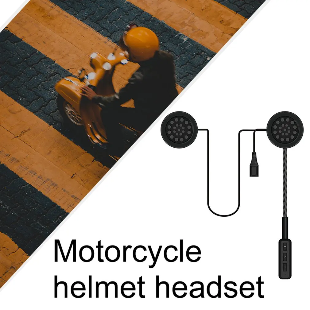 

Wireless Motor Headset Motorcycle Helmet Earphones Headphones Handsfree Speaker Music For Mp3 Mp4 Smartphone