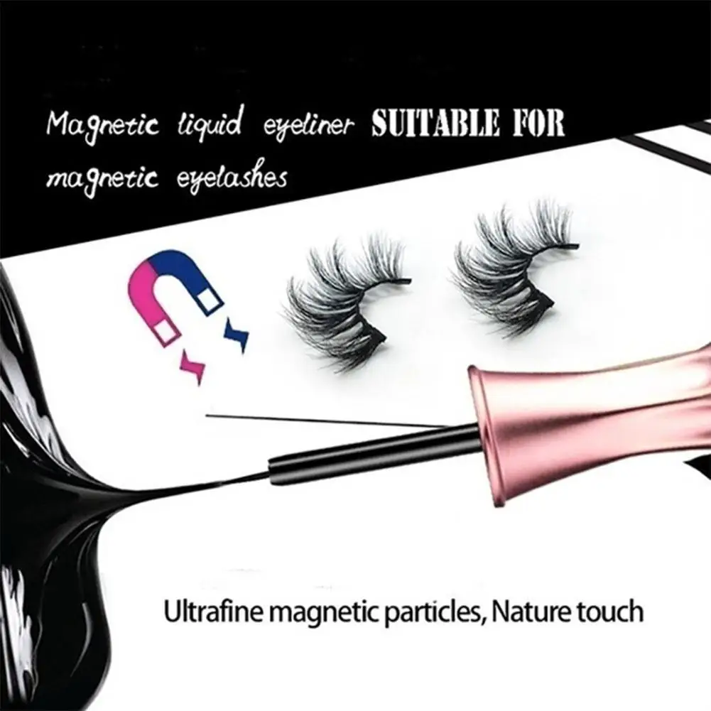 

Magnet False Eyelashes Four Pairs Self Adhesive Eyeliner Set Thick Magnetic Eyelashes Set Magnetic Eyeliner