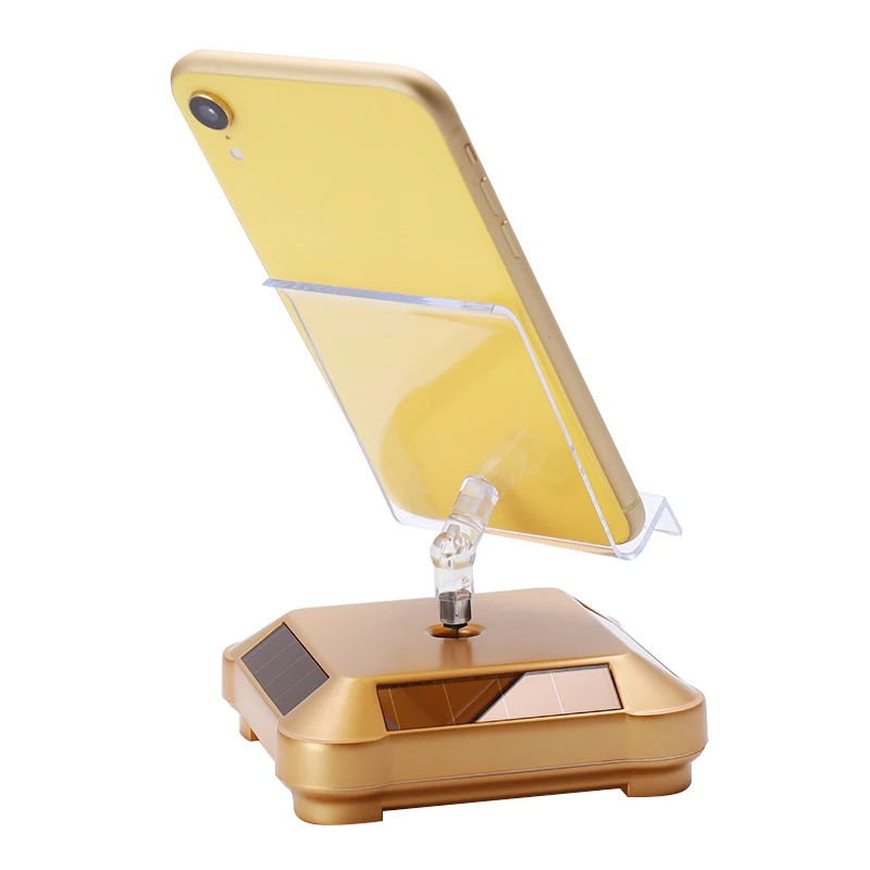 Вращающаяся витрина на солнечных батареях ювелирное изделие мобильный телефон