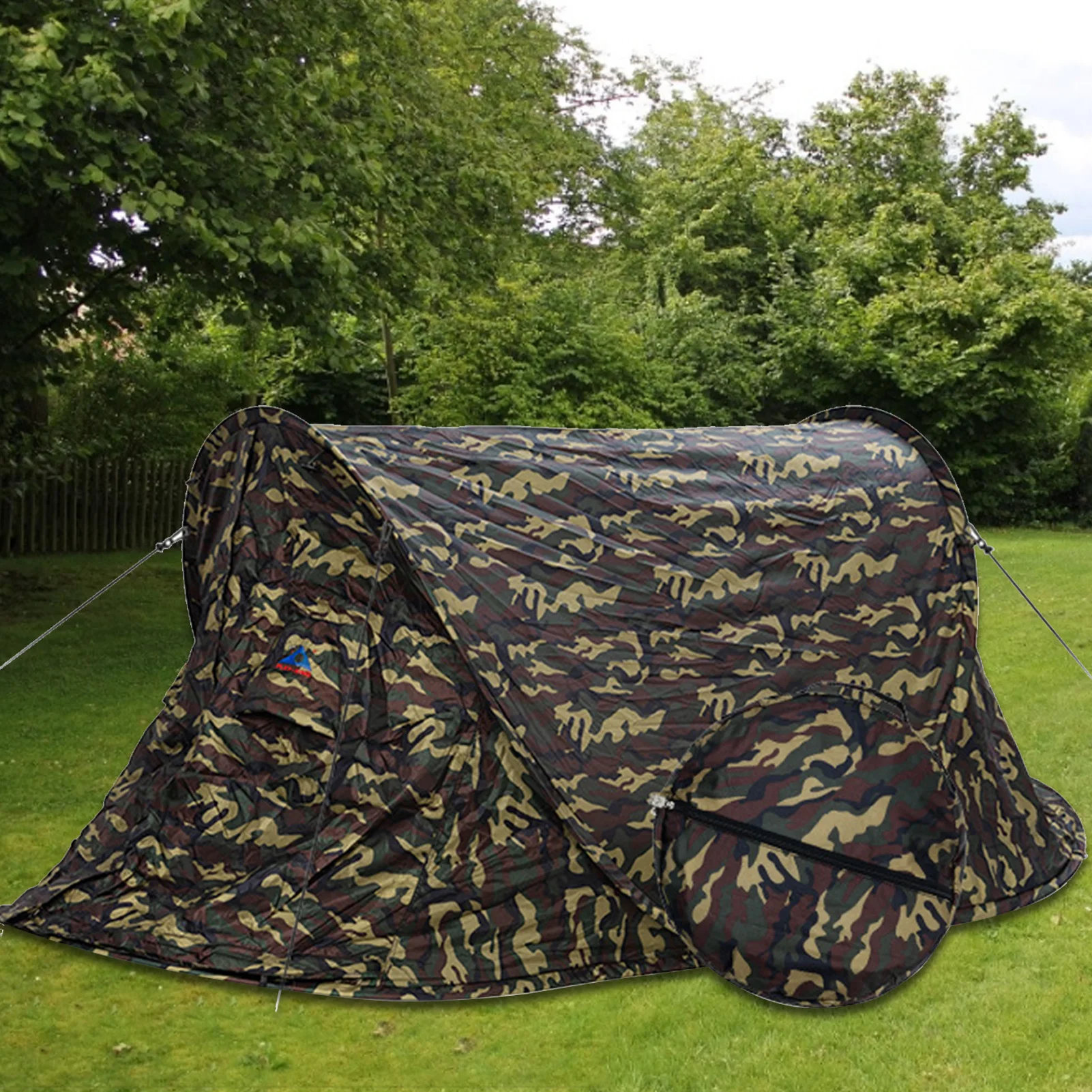 

Outdoor Camping Tent Portable Single Automatic Open Camouflage Tent Windproof Sunshade Beach Tent With Ventilation Window