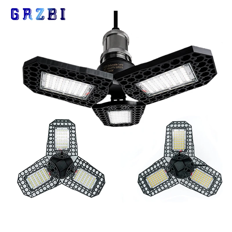 

E27 LED Garage Light 40W 60W 80W 220V Celiing Light High Power 110V Led High Bay For parking lot Factory Garage Workshop