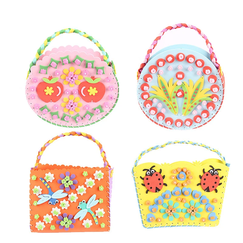 Искусство и ремесла для детей 1 шт. Eva ручная работа милая сумка DIY Материал Дети