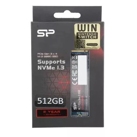 Твердотельный накопитель Silicon Power A60 SP512GBP34A60M28 SSD M.2 512GB PCI-Ex4 | Компьютеры и офис