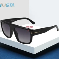 ivsta tom tf0699 with original logo oversized sunglasses men steampunk goggles big size glasses women punk luxury brand designer