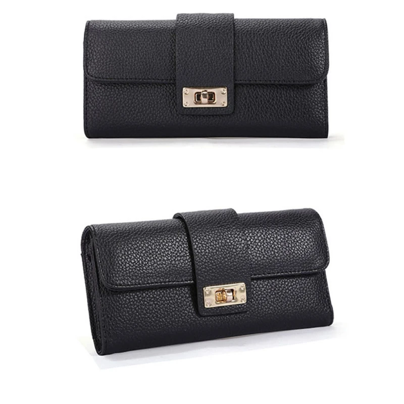 

Fashion Women Leather Bifold Wallet Clutch Card Holder Purse Lady Long Handbag