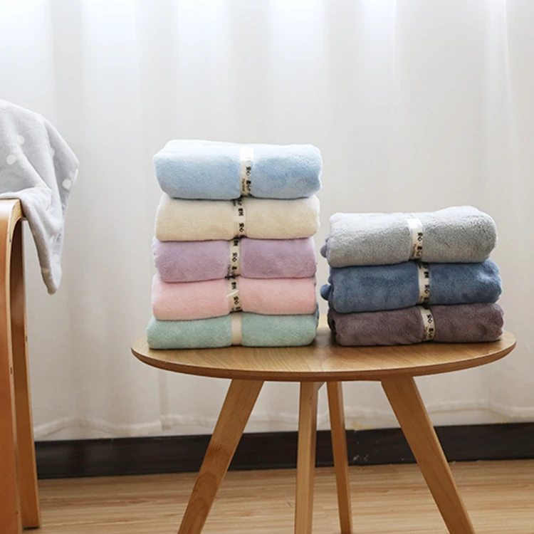 Бытовые хлопковые банные полотенца впитывающее полотенце для волос мягкие