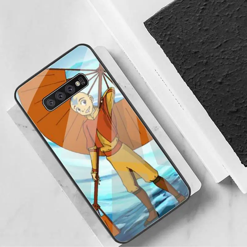 

Avatar The Last Airbender Phone Case Cover Tempered Glass Phone Case For Samsung S20 Plus S7 S8 S9 S10 Plus Note 8 9 10 Plus