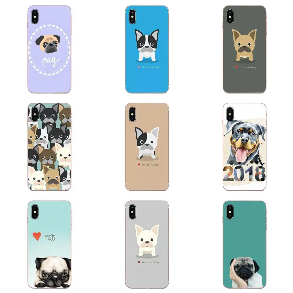 Cute Pocket Dogs Lovely Soft Protective Skin For HTC Desire 530 626 628 630 816 820 830 One A9 M7 M8 M9 M10 E9 U11 U12 Life