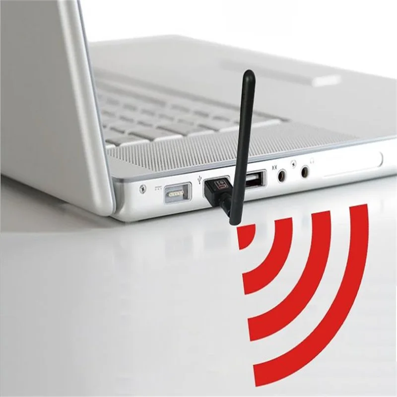 Адаптер Wi-fi 2 дБи 150 Мбит/с 4 ГГц USB Ethernet ПК | Компьютеры и офис