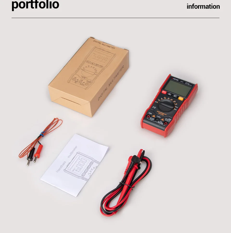 ANENG M20 мультиметр цифровой 6000 тестер multimeter щупы для мультиметра мультиметр esr meter токовые клещи транзистор тестер указатель напряжения транзисторов transistor tester вольтметр dc dc автомобильный