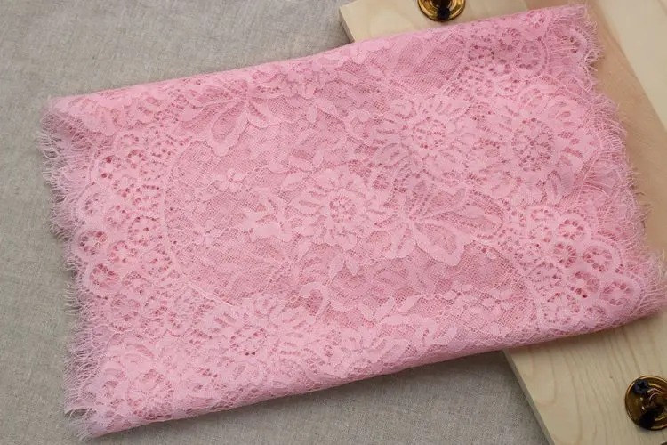 3 метра в длину мягкая кружевная ткань с ресницами одежда сделай сам для