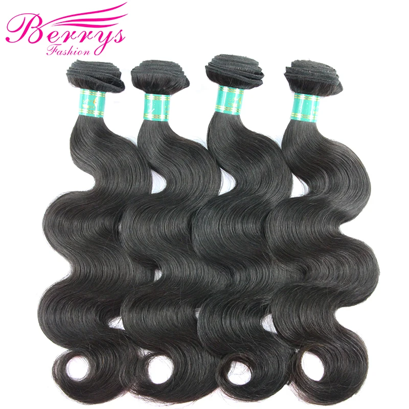 Камбоджийские натуральные волосы 10 А волнистые 100% человеческие 4 пучка от 8 до 30