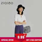 ZIQIAO, японские женские белые свитеры на одной пуговице с декоративными лацканами и короткими рукавами