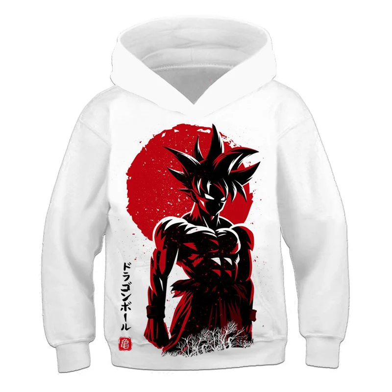 

Goku Cartoon Fun Toddler Children's Sweatshirt Hoodie Free Shipping Child Clothing Boys and Girls Tops Dragon-Ball Z Pullover