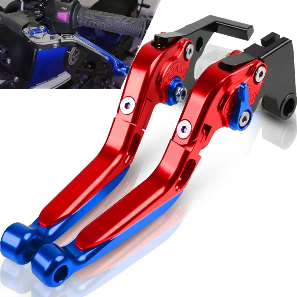 

Motorcycle Folding Extendable Moto handbrake Adjustable GSX-R400 Clutch Brake Levers FOR SUZUKI GSXR400 1995 1996 1997 1998 1999