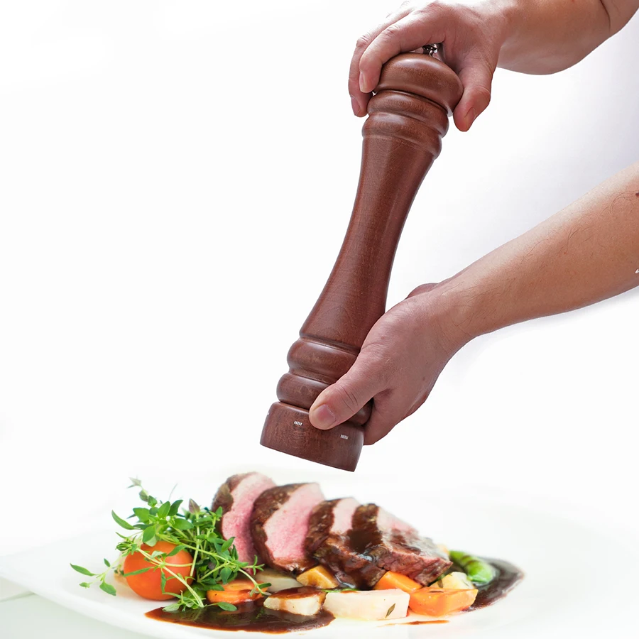 Leeseph перцемолка деревянная мельница включает прецизионный механизм|Мельницы| |