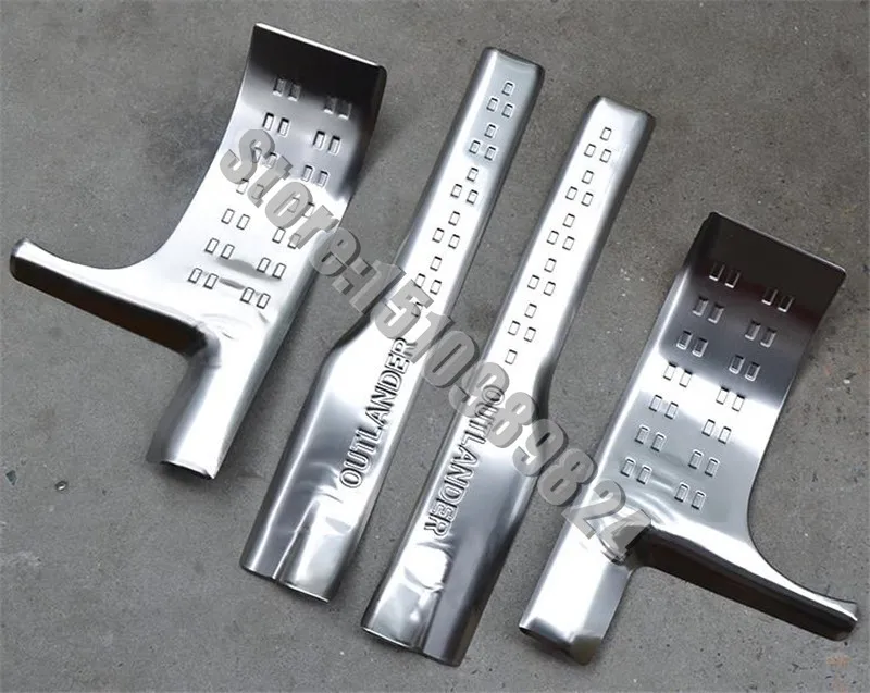 4 шт./компл. нержавеющая сталь Внутренний порог БАР накладка/внутренний и внешний