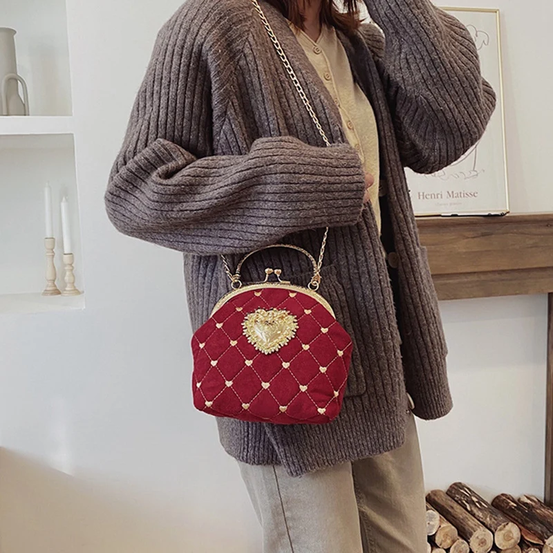 Women's Messenger Bag Retro Pouch Joker Chain Shoulder Handbag |