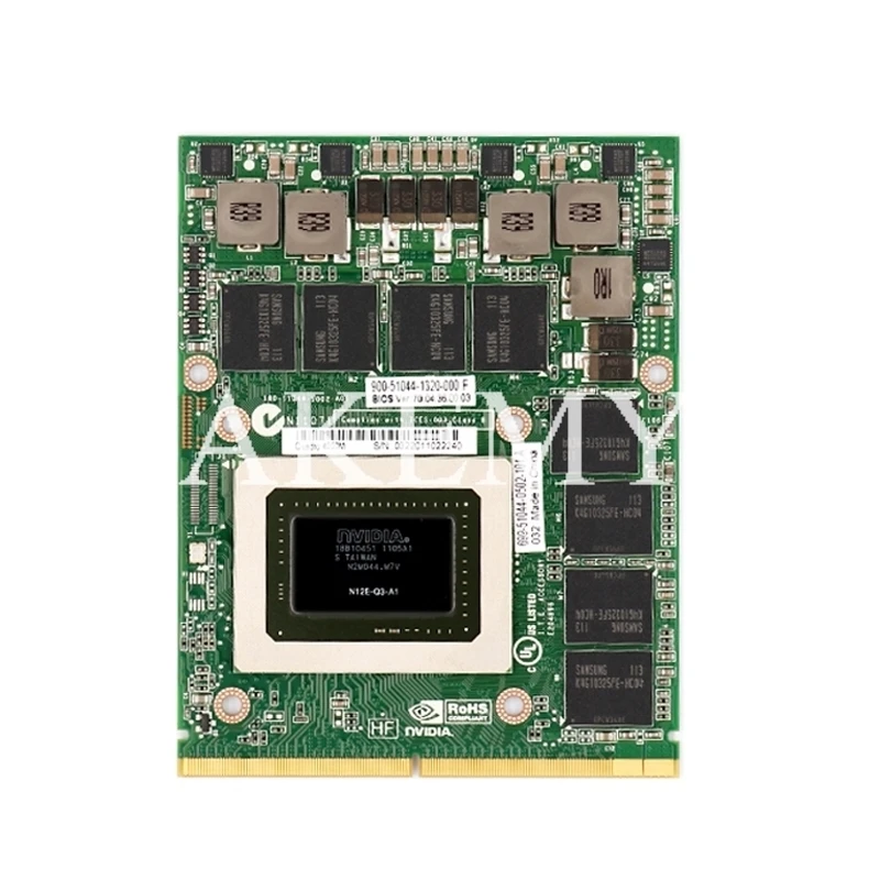 Видеокарта Q4000M GDDR5 2 ГБ с X Bracket N12E Q3 A1 для Dell M6600 M15X HP 8740W 8760W 100% ТЕСТ ОК|Материнские