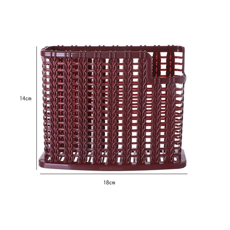 

Multifunction Hollow-carved Design Plastic Drain Rack Chopsticks Knife Fork Spoon Drain Basket Flatware Holder Cutlery Organizer
