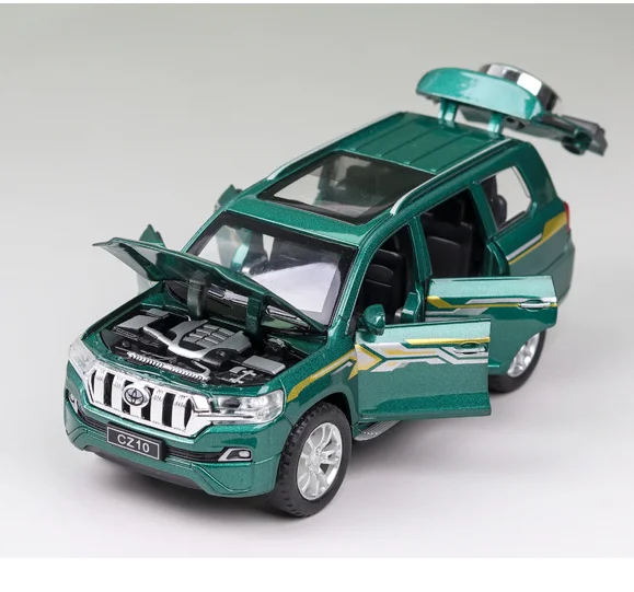 

1: 32 Simulation Toyota Prado car Model Alloy SUV Children's Toys Birthday Return Car New Year Christmas Gift