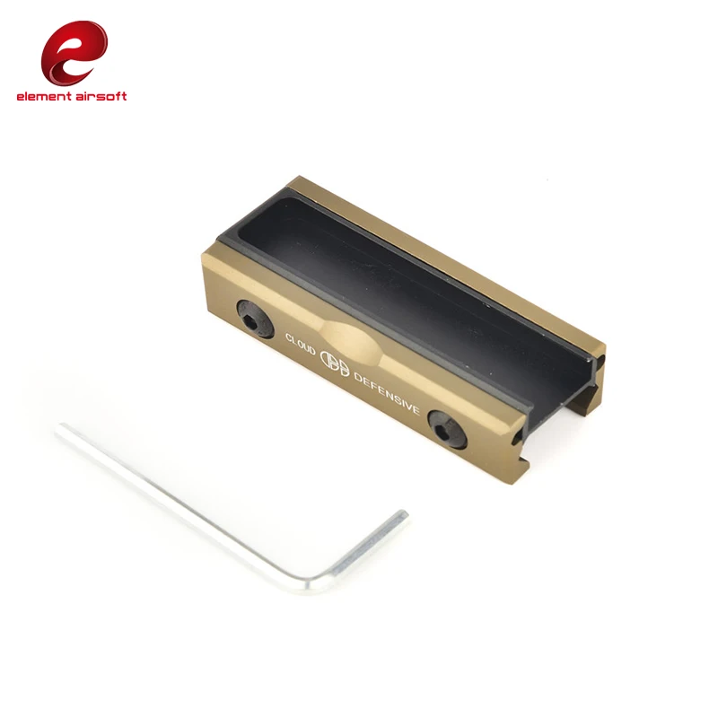 

Element Airsoft Tactical PEQ15 Scout Light Rat Tail Slot Switch Pad Guide RM45 OffSet Mount for Surefir M300A M600C PEQ Laser