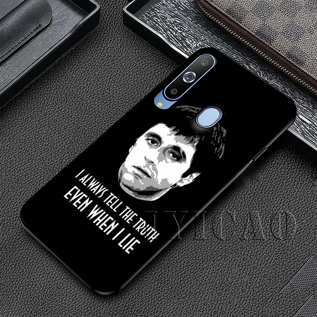 Scarface Тони Монтана роскошный высокий протектор на конце мягкий чехол для Samsung Galaxy