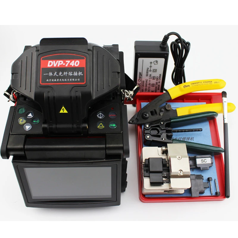 ДВП сращивания машина DVP-740 FTTH волоконно-оптический дуговой сварочный аппарат