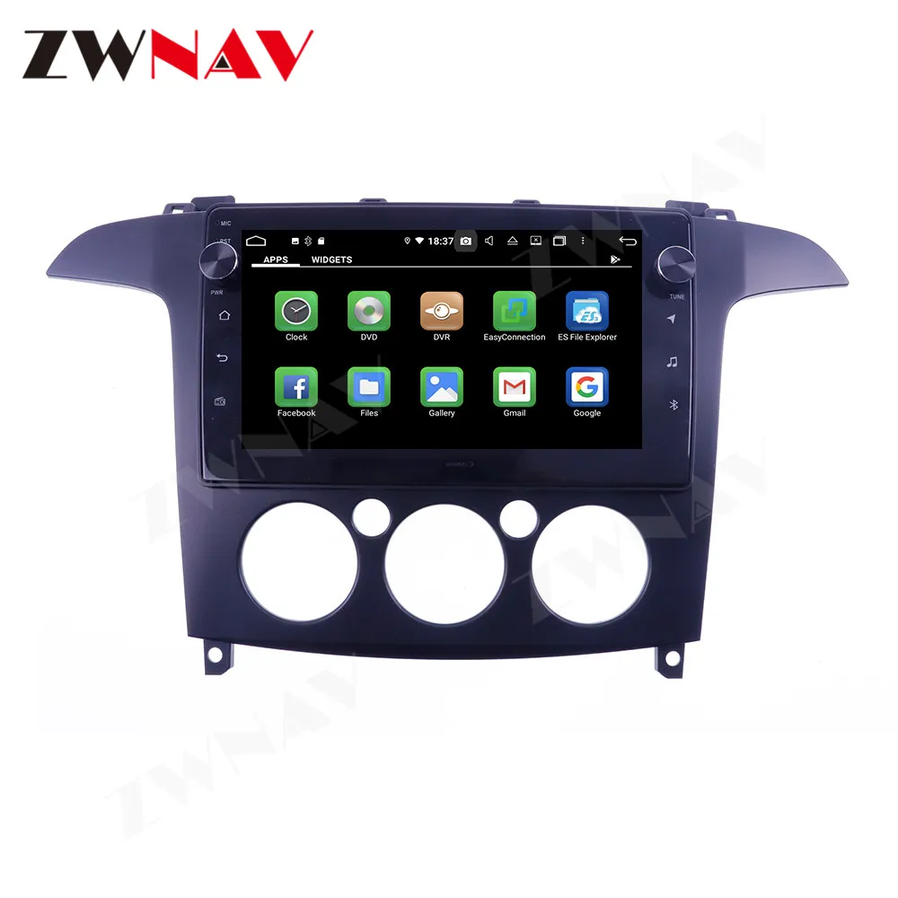 

For Ford S-Max 2006-2008 Car radio player Android 10 PX6 64GB GPS Navigation Multimedia Player Radio