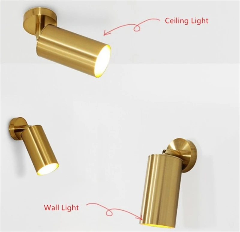 Скандинавский Креативный светодиодный мини светильник GU10 вращающийся