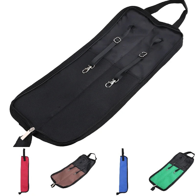 

Waterproof Drum Stick Bag Holder with External Pocket Oxford Cloth Black
