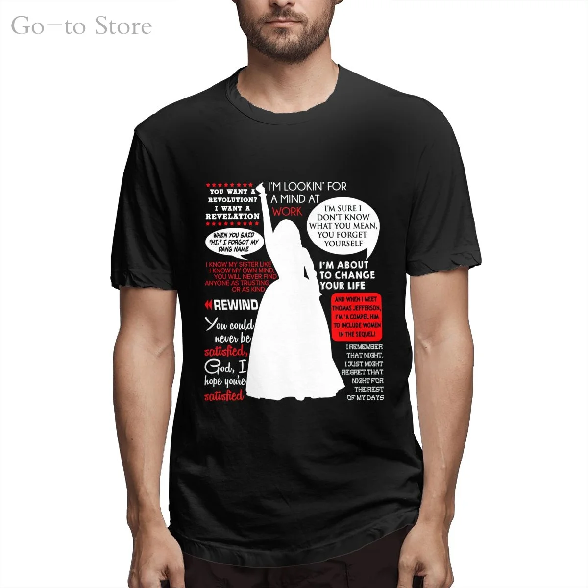

Angelica Schuyler Quotes - Hamilton T-Shirt