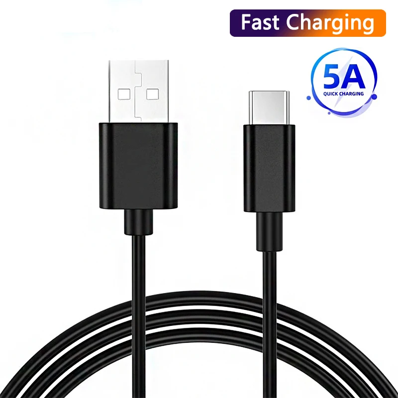 

5A Fast Charge Data Type C Micro Charging USB C Cable For Samsung Huawei Xiaomi Type-c Charger long Mobile Phone Cabo Wire Cord