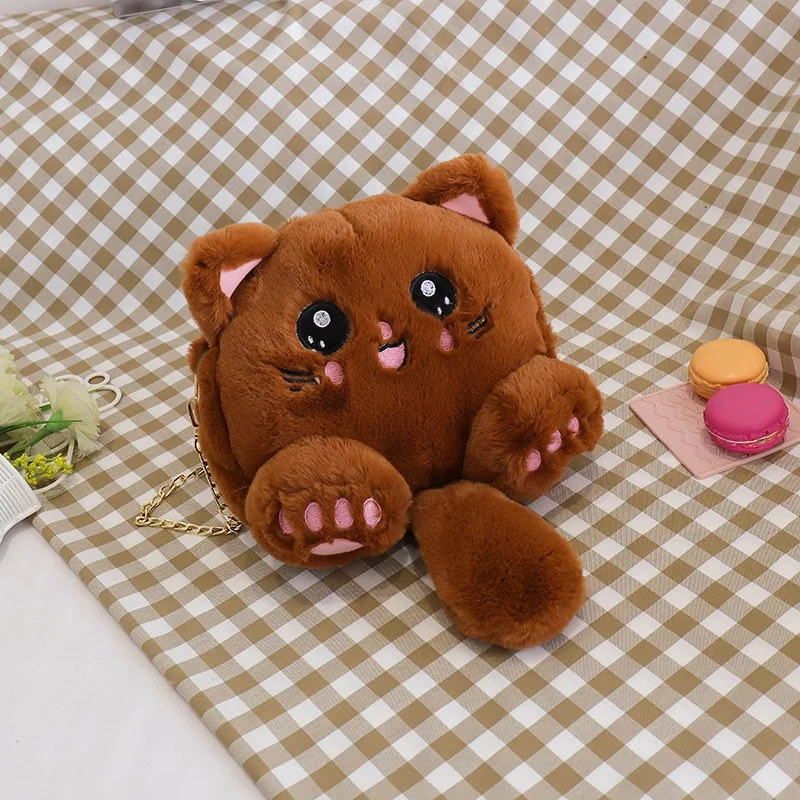 Сумка-мессенджер Kawaii для девочек сумка через плечо с милым улыбающимся медведем