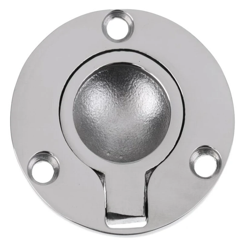 

Easy to Install Deck 316 Stainless Steel Round High-quality Sleek Handle Locker Waterproof Delicate Embedded Hatch Pull