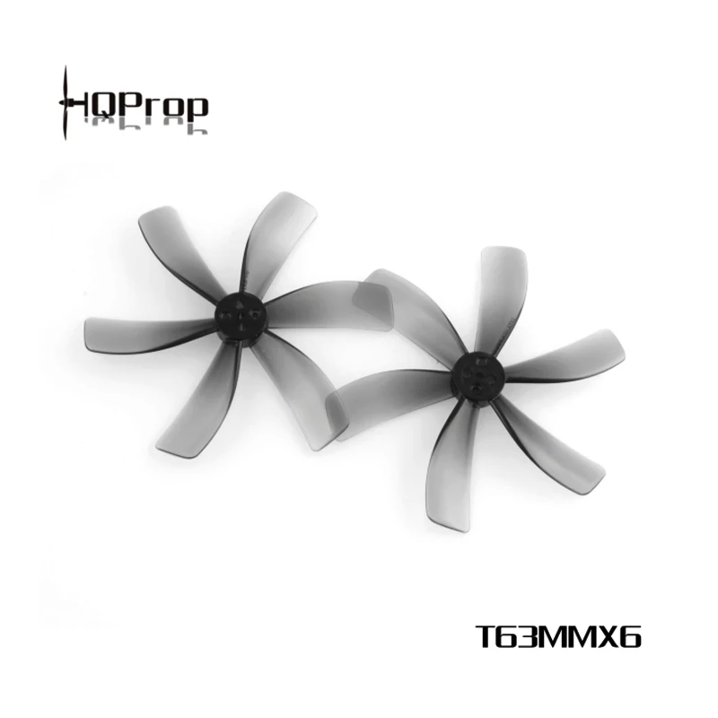HQPROP T63MMX6 63 мм 6 лепестковая PC пропеллер светильник серый для RC FPV Racing Фристайл 2 5