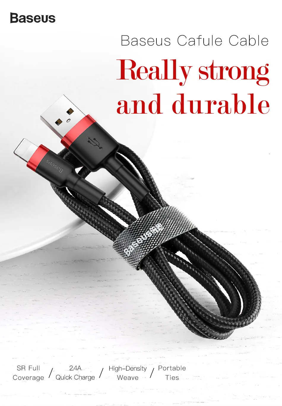 Baseus USB кабель для iPhone XS Max XR X 8 7 6 6s Plus 5 5S SE iPad Быстрая зарядка зарядное устройство кабель для передачи данных кабели для мобильных телефонов 3 м