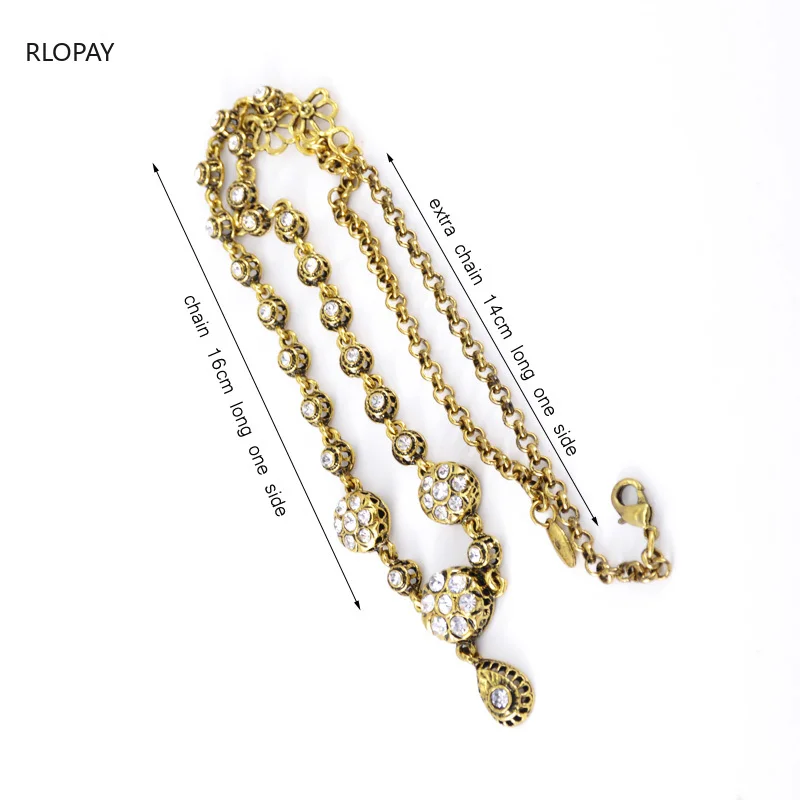 Этно цепочка для волос с кристаллами в античном стиле|Украшения волос| |