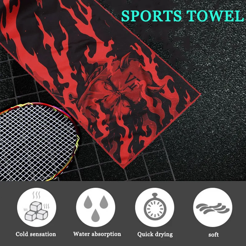 Прохладное полотенце с принтом хип хоп уличные танцевальные банки