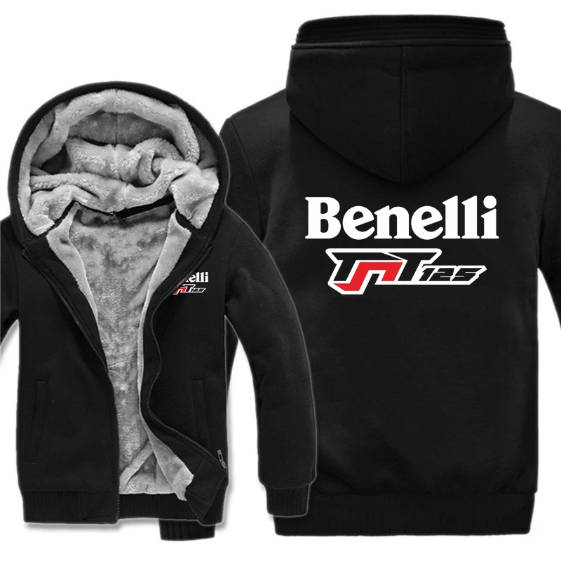 Зимние толстовки Benelli TNT 125 мужское модное пальто пуловер флисовая подкладка