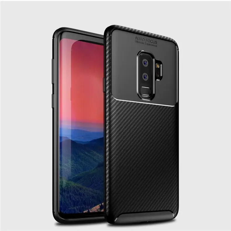 Чехол из углеродного волокна кремнезема для samsung Galaxy S9 Note10 Plus, чехол из ТПУ для samsung Note10 S9plus Galaxy Note9
