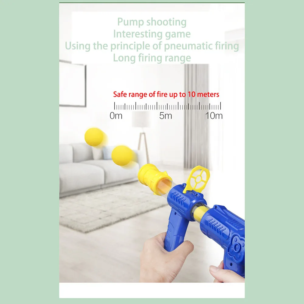 

Children's Soft Foam Ball Gun Shooting Game Toy Indoor Scoring Safety Shooting Duck Kids Air Gun Toy Electronic Game