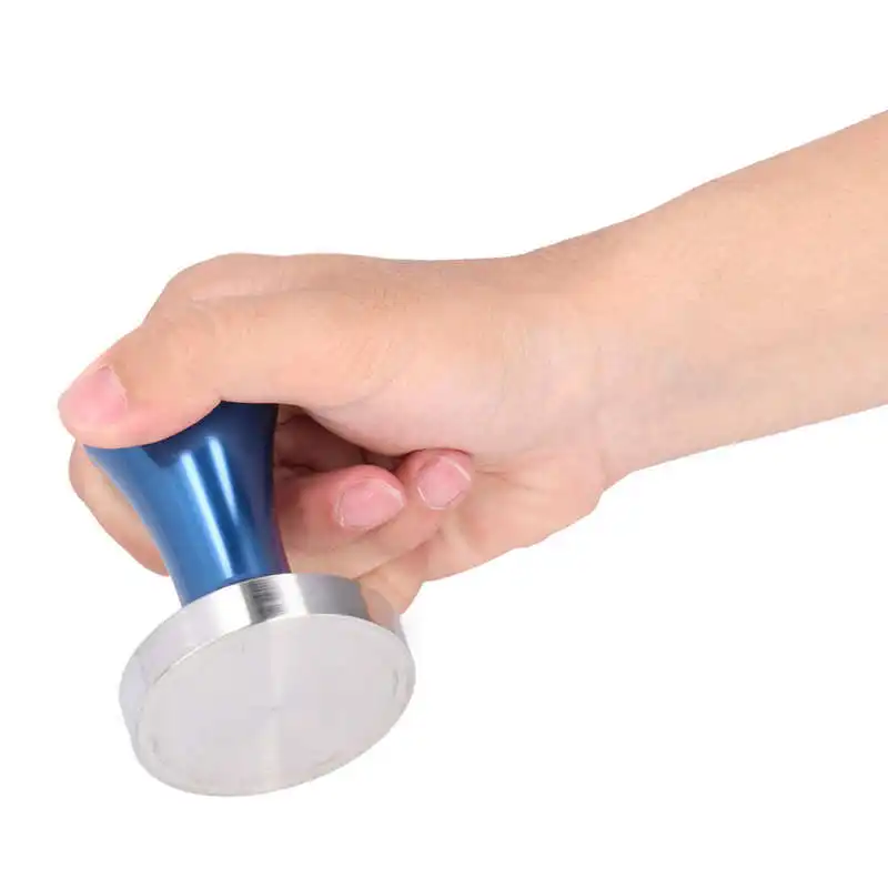 

58mm Stainless Steel Flat Coffee Tamper Powder Press Hammer Tool Coffee Accessories