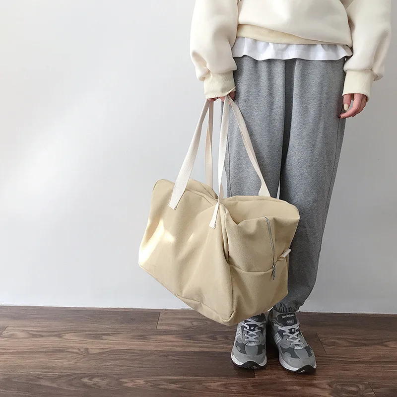 Дизайнерские женские холщовые повседневные сумки большая сумка через плечо для