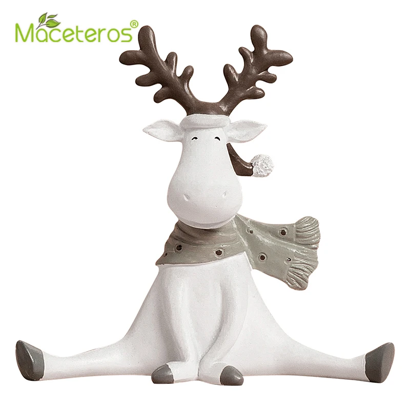

Nordic Style Creative Deer Car Resin Small Ornaments Modern Crafts Green Plants Potted Gardening Home Decoration Supplies